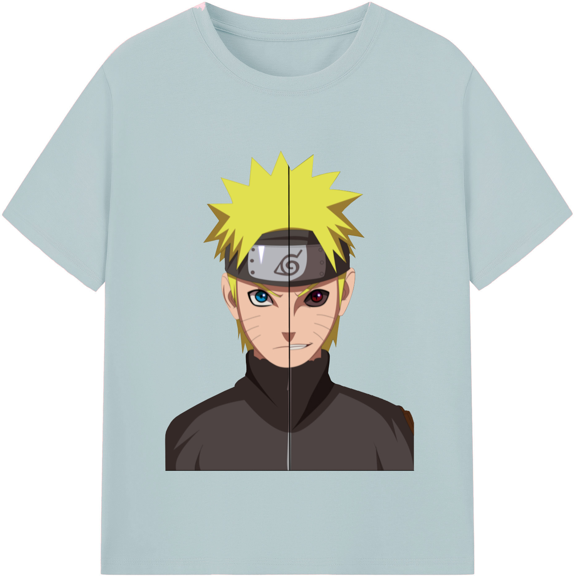 （画像用） NARUTO -ナルト- うずまき ナルト Uzumaki Naruto 綿100％半袖Tシャツ（フロントプリント）